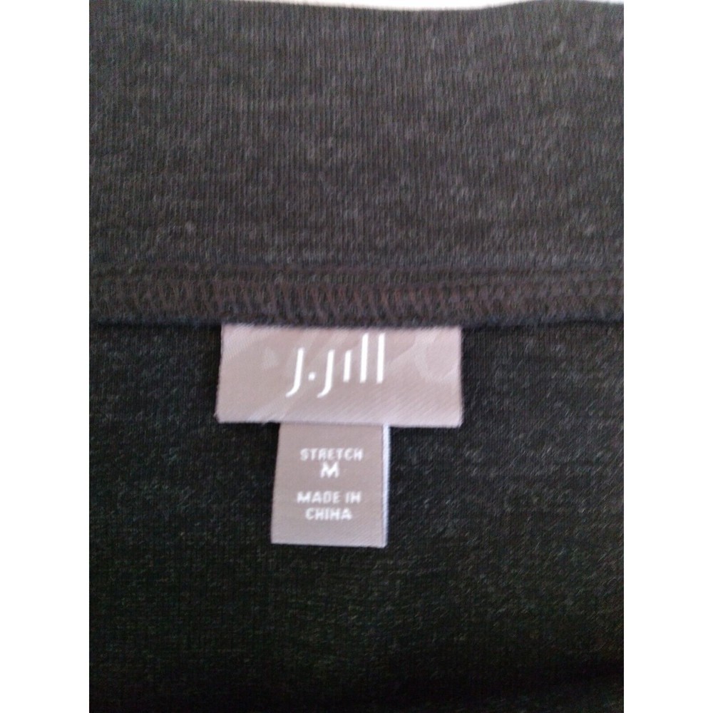 J. JILL Charcoal Gray PENCIL SKIRT Stretch Pull-On Womens Size Medium - Picture 5 of 8